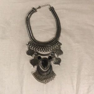 Statement necklace.